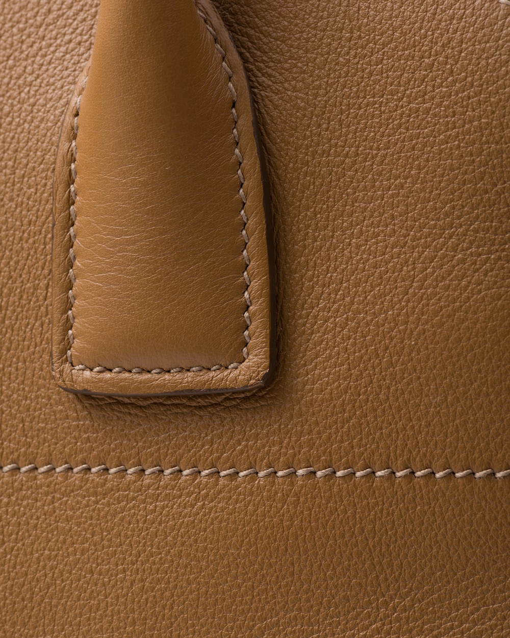 Prada Medium Leather Tote Bag - Image 3